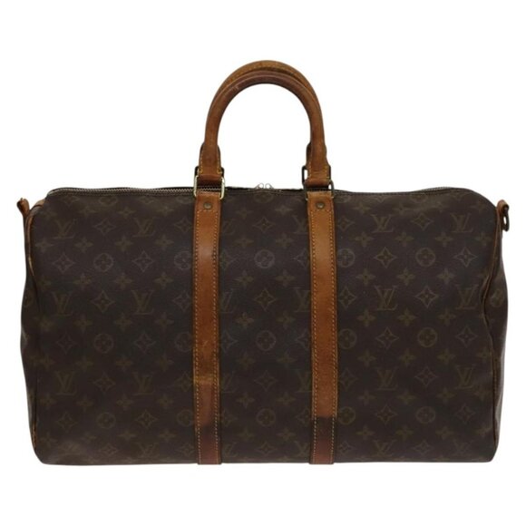 LOUIS VUITTON Monogram Keepall Bandouliere 45 Boston Bag - Picture 2 of 16
